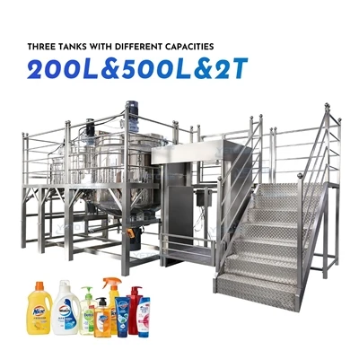 Projekt pre 200L+500L+2000L homogenizačný mixér